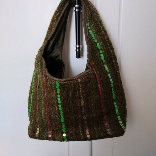 Vintage shoulder bag with sequins like new