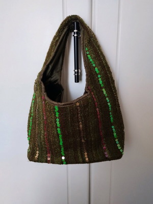 Vintage shoulder bag with sequins like new