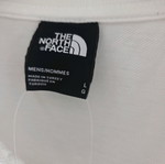 The North Face polo shirt, white, size L, cotton