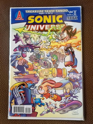 Sonic Universe Comic Book #24 Treasure Team Tango καινούργιο