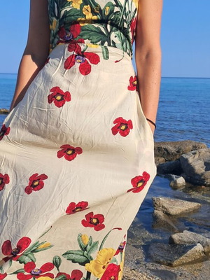 Floral dress Paranoia like new, colorful, size S