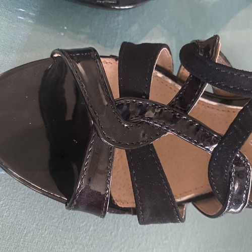 Mariamare Black Leather Women's Sandals Size 40 New