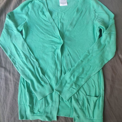 Pull & Bear thin cardigan like new, green turquoise, size M