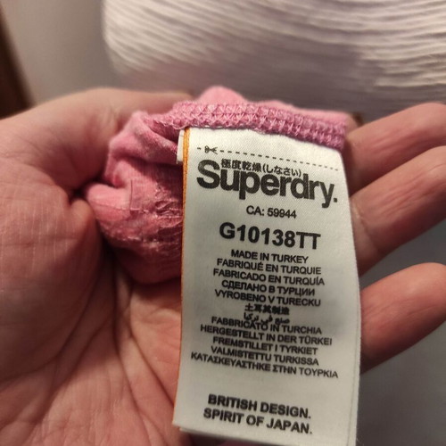 Superdry t-shirt used, pink, size M