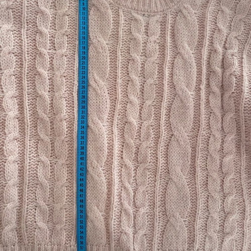 Stradivarius oversized pink pullover like new, size small