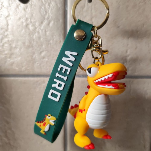 Dinosaur keychain like new