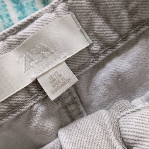 Zara skirt shorts grey like new 12-13 years