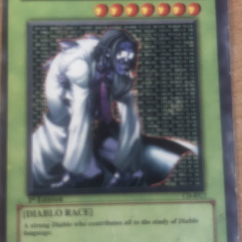 Ketzatechi Yu-Gi-Oh! card, Ancient Sanctuary series, English edition