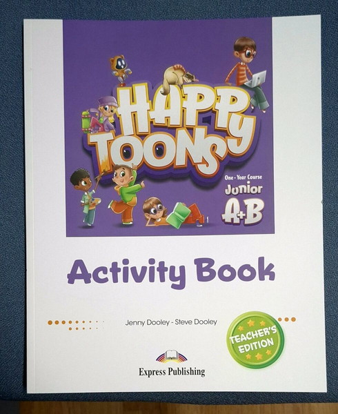 Happy Toons -One-Year Course - Junior a+b Activity Book (Teacher's Edition)