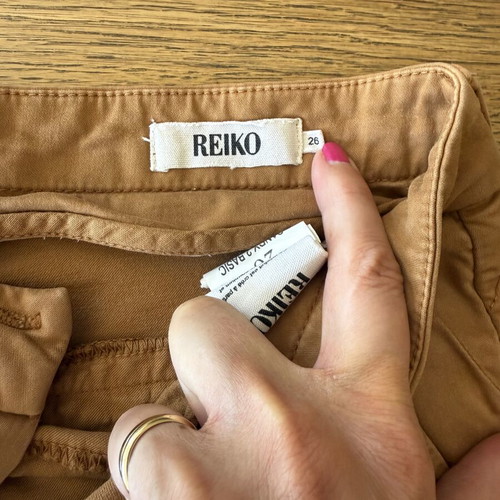 Reiko women's skinny pants like new, camel color