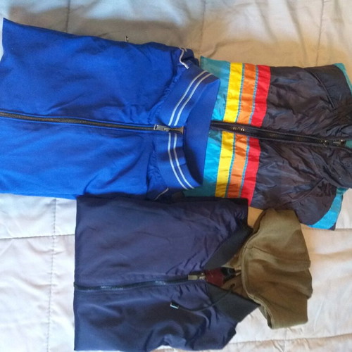 Zara jackets like new, set of three, blue