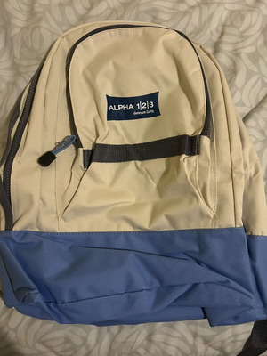 Alpha Bank promotional backpack