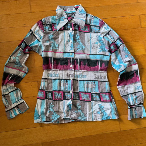 Shirt with London print saint-clair 100% cotton in excellent condition