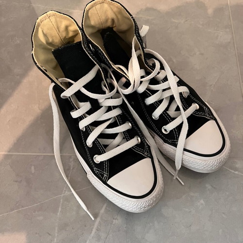 Converse All Star athletic shoes new, size 37.5, black