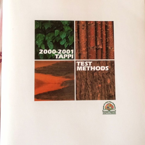 TAPPI Technology Park 200-01 Test Methods book like new in English