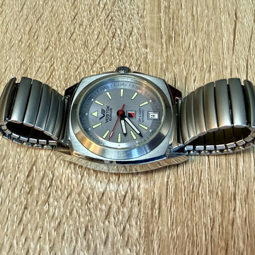 Vostok Europe Komandirskie watch like new, silver unisex