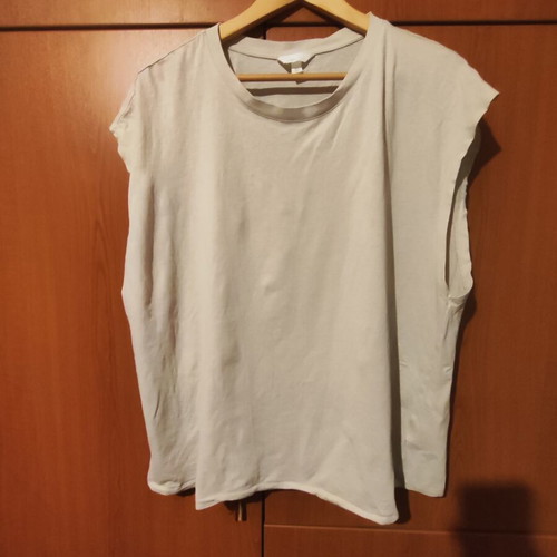 H&M Beige Short Sleeve T-Shirt like new, size L