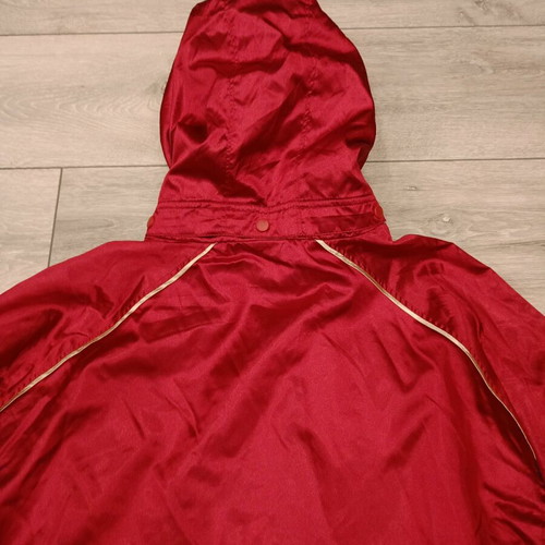 Nike Retro Shiny Windbreaker Jacket Y2K used, red with hood