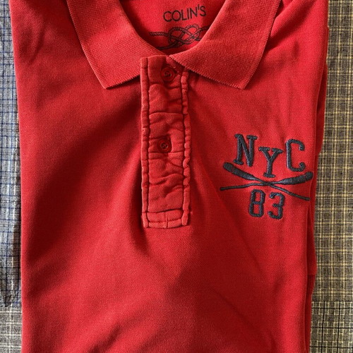 Colin's red polo shirt size L like new