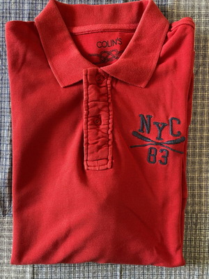 Colin's red polo shirt size L like new