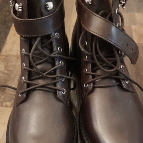 Lauren Ralph Lauren Elridge brown leather ankle boots like new