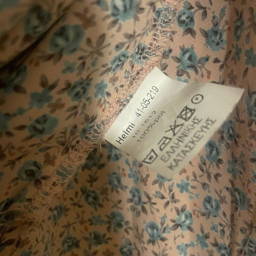 Helmi mini dress like new, pink with blue flowers, size M