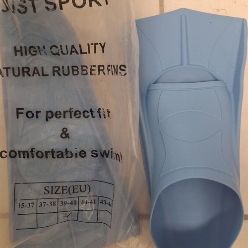 Short Swim Fins size 40 new, blue