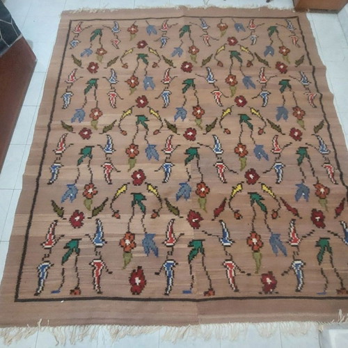 Wool rug on loom 220x245 unused