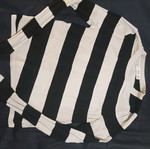 Mango knitted women's striped shirt like new, XS black-white