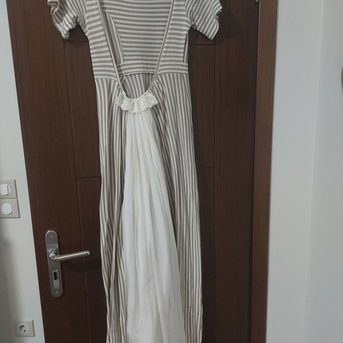 Φόρεμα Madame Shou Shou με ανοιχτή πλάτη, σαν καινούργιο, βαμβακερό με δαντέλα