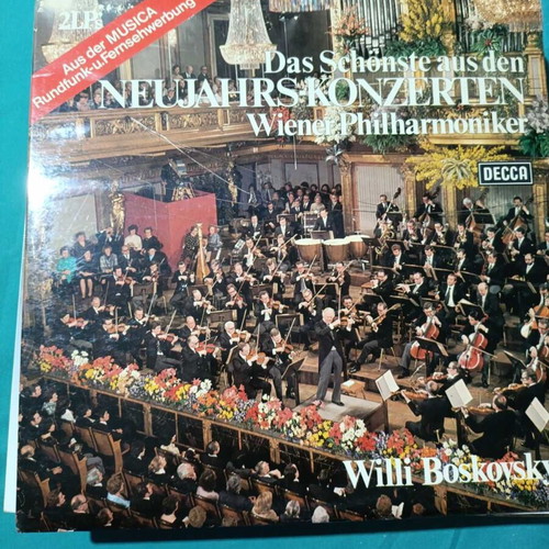 Das Schönste aus den Neujahrskonzerten Wiener Philharmoniker vinyl record, classical
