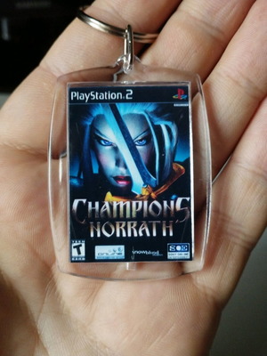 Champions of Norrath PS2 acrylic keychain