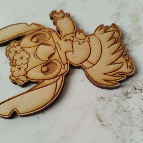 Wooden Stitch decorative item made to order