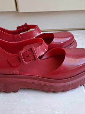 Melissa platform sandals like new, red, size 40