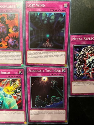 Yu-Gi-Oh! Speed Duel Trap Staple Bundle new, Floodgate, Lost Wind, Slime