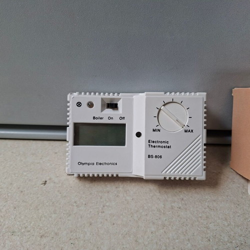 Olympia Electronics BS-806 electronic thermostat with digital thermometer new