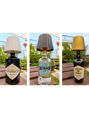Rechargeable table lamps, 3 shades, new
