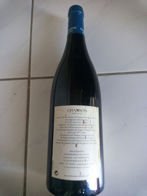 Chanson 2006 French wine new