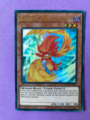 Blackwing - Breeze the Zephyr Yu-Gi-Oh! Card near mint