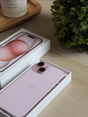 Apple iPhone 15 pink like new, 128GB, 20+ MP camera