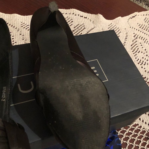 NUEVE satin pumps like new, size 37, black