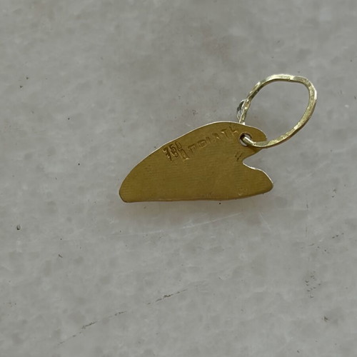Apriati 18K Yellow Gold Heart Charm Pendant like new