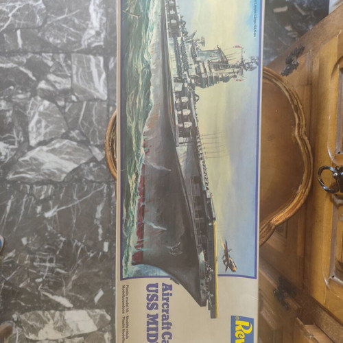 Revell USS Midway Aircraft Carrier model kit 1/530 scale