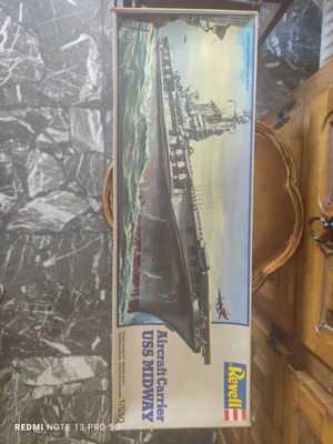 Revell USS Midway Aircraft Carrier model kit 1/530 scale