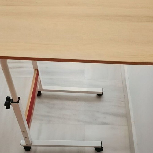Auxiliary table used, needs repair with metal frame