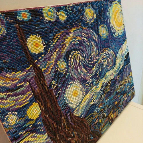 Starry Night Van Gogh Diamond Art Painting New Handmade 50x40