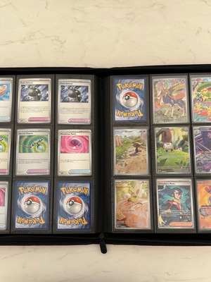 Phandasmal Flames Pokemon cards with binder and 8 full art cards like new
