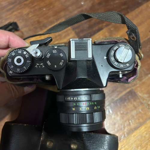 Zenit 12XP vintage analog camera with Helios-44M-4 lens