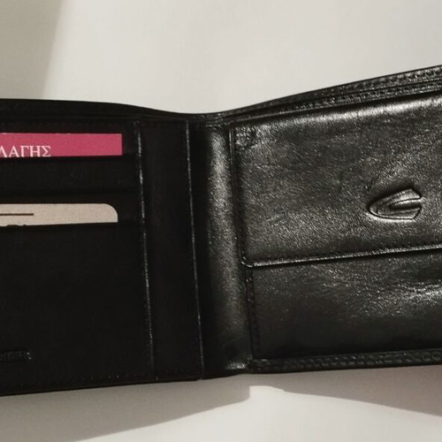 Leather wallets Ferre, Columbia, Camel active new, black