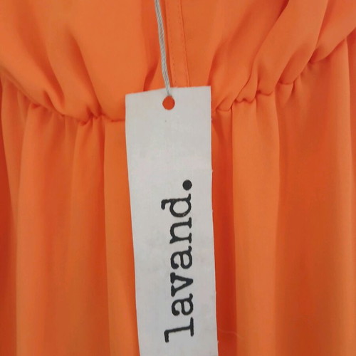Lavand dress new, summer style, size M, orange